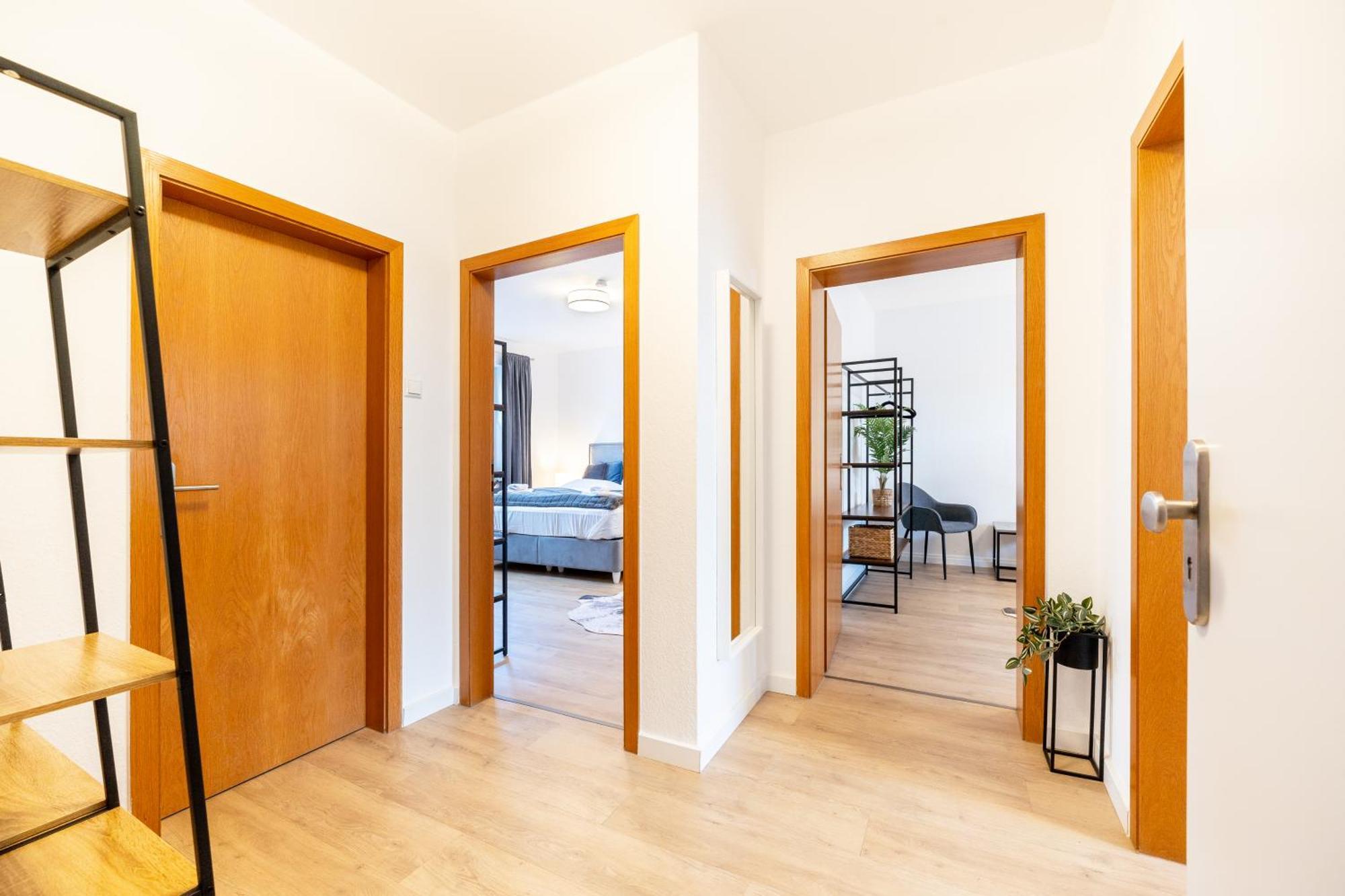 Cityapartment Wagner Mit Netlix Bielefeld Bagian luar foto