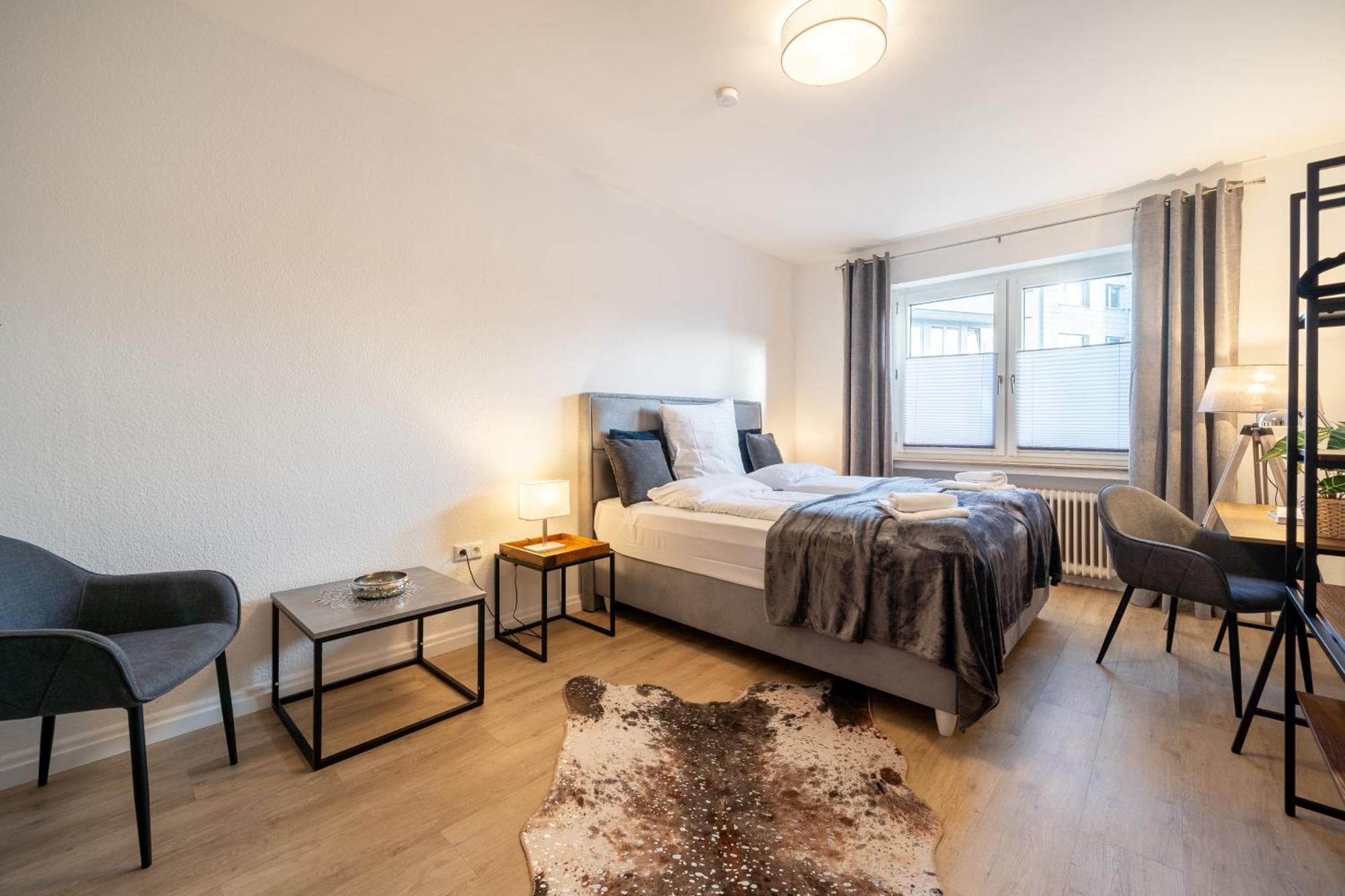 Cityapartment Wagner Mit Netlix Bielefeld Bagian luar foto