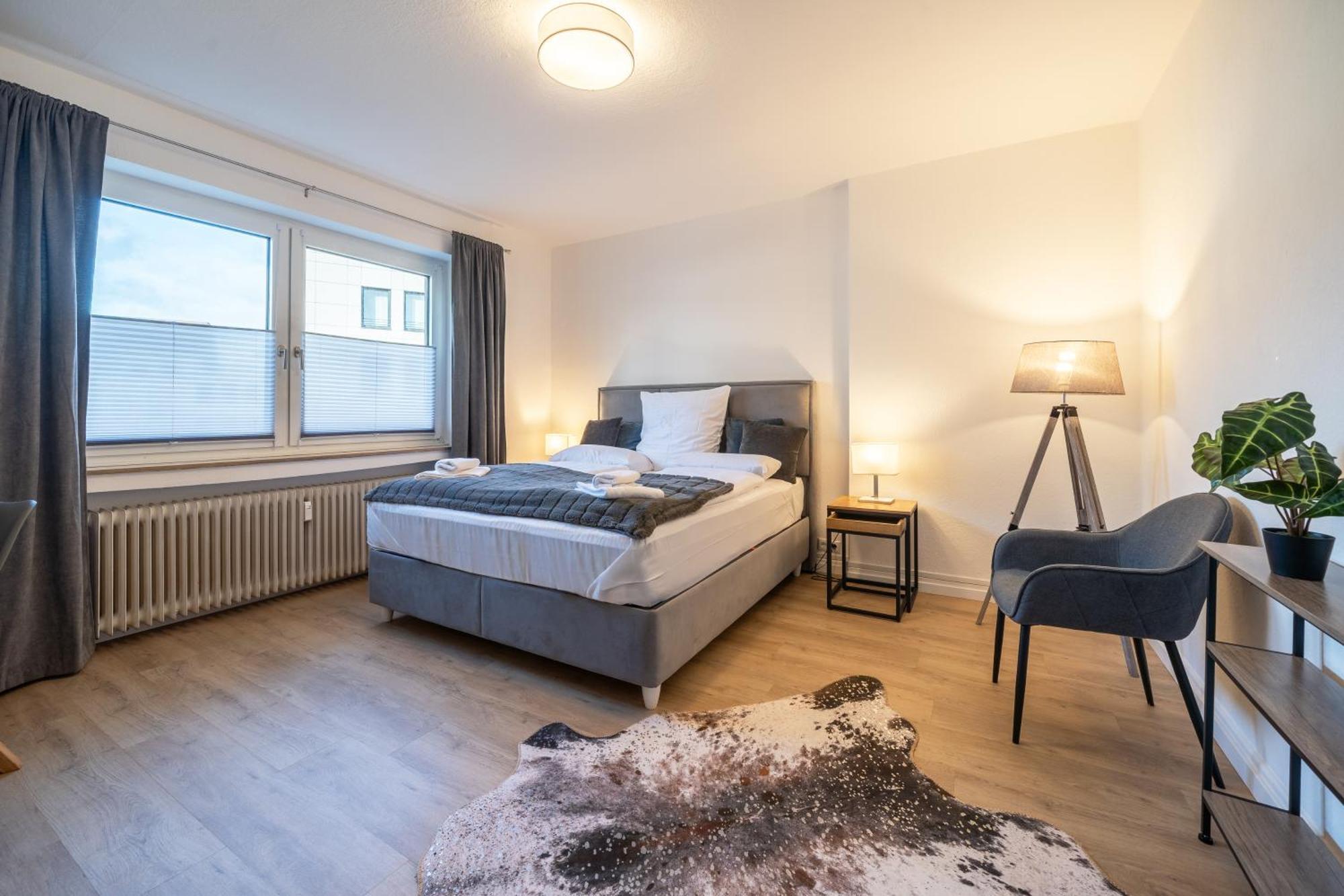 Cityapartment Wagner Mit Netlix Bielefeld Bagian luar foto