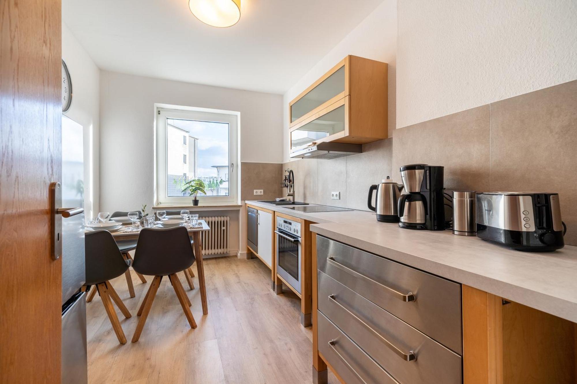 Cityapartment Wagner Mit Netlix Bielefeld Bagian luar foto